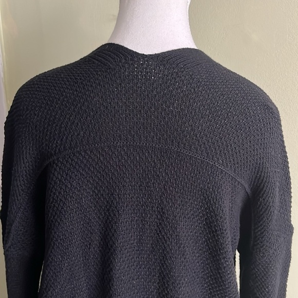 GAP for good V back textured long sleeve open front knit sweater cardigan - Picture 4 of 12